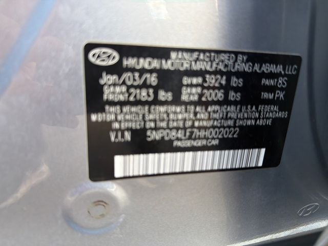 2017 Hyundai ELANTRA SE